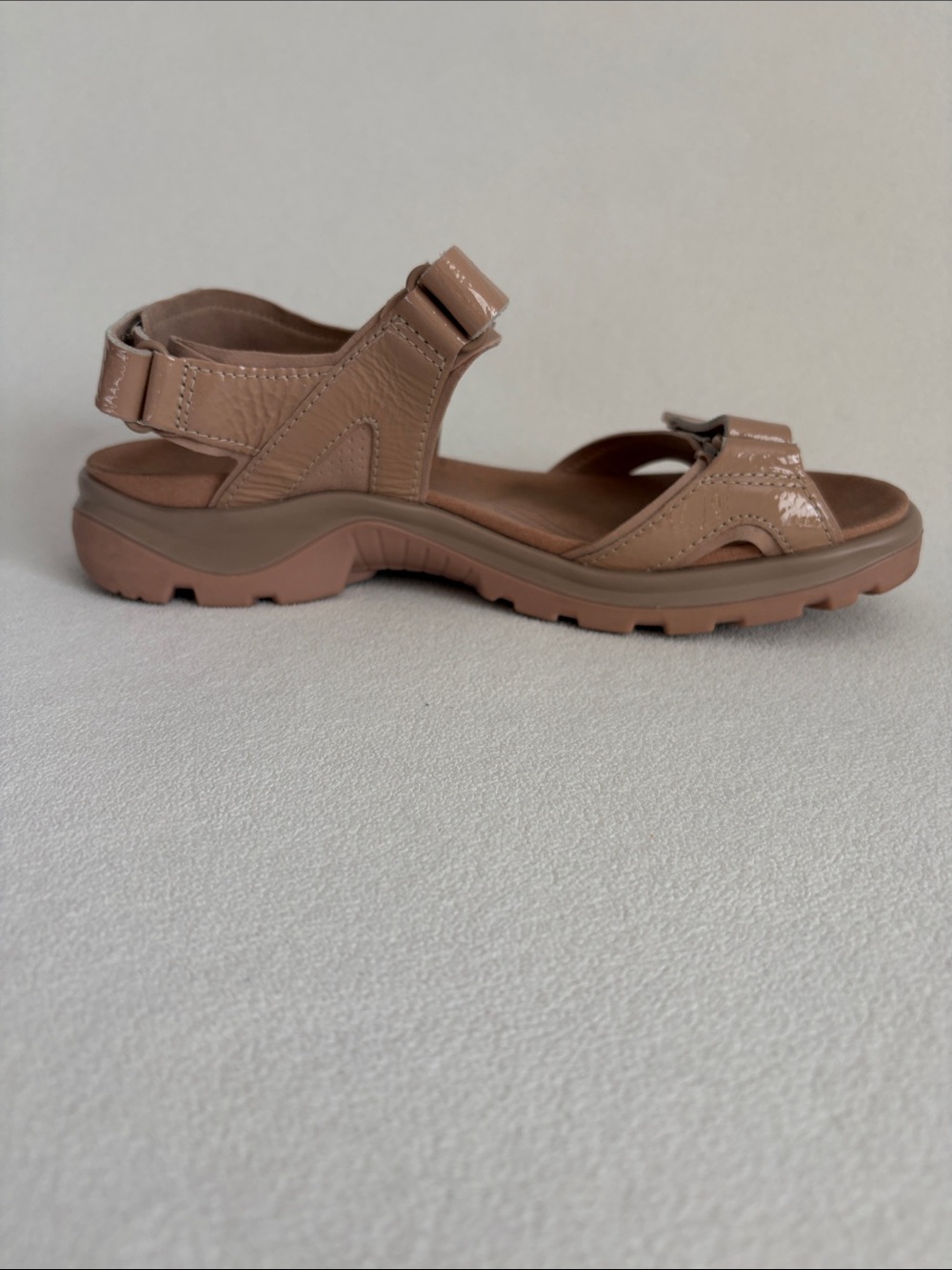 Ecco Yucatan 2.0 Sport Women’s Light Beige Adjustable Strappy Sandals - Picture 3 of 6